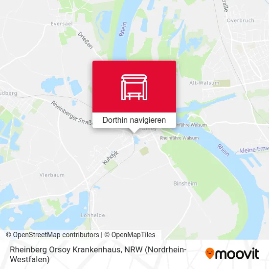 Rheinberg Orsoy Krankenhaus Karte