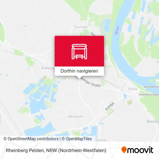 Rheinberg Pelden Karte