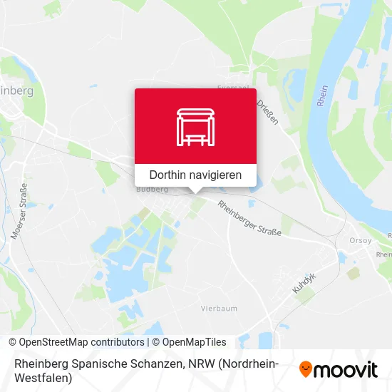 Rheinberg Spanische Schanzen Karte