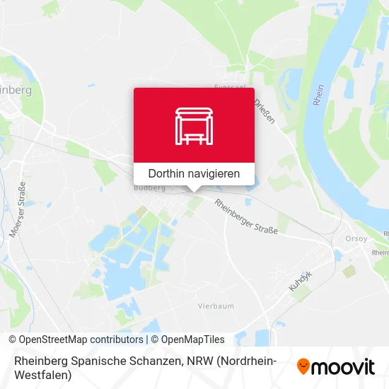 Rheinberg Spanische Schanzen Karte