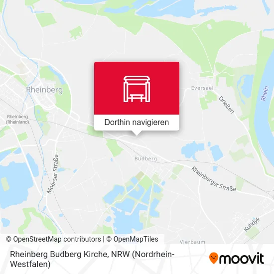 Rheinberg Budberg Kirche Karte