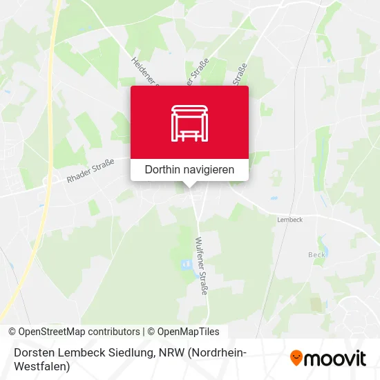 Dorsten Lembeck Siedlung Karte