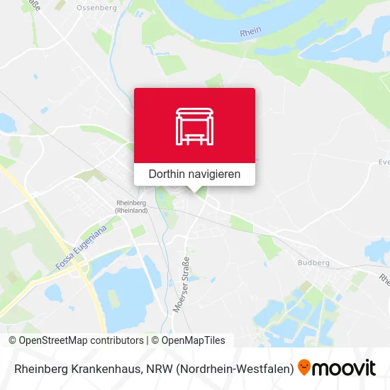 Rheinberg Krankenhaus Karte