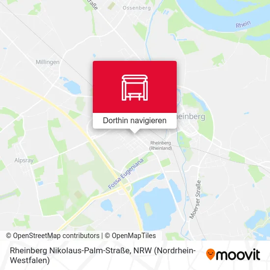 Rheinberg Nikolaus-Palm-Straße Karte
