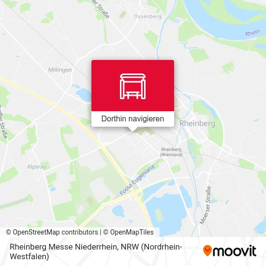 Rheinberg Messe Niederrhein Karte