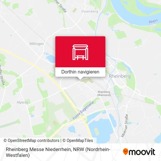 Rheinberg Messe Niederrhein Karte