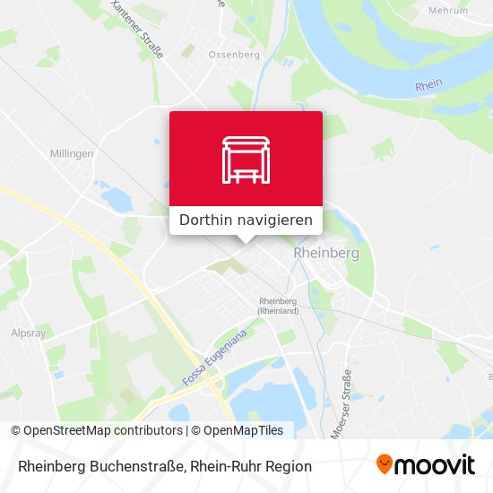 Rheinberg Buchenstraße Karte