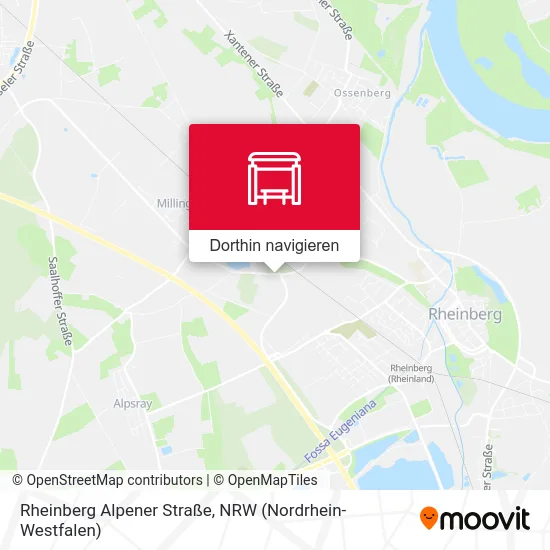 Rheinberg Alpener Straße Karte