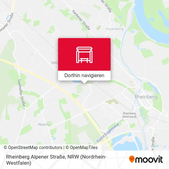 Rheinberg Alpener Straße Karte