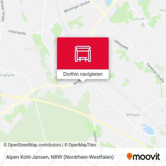 Alpen Kohl-Jansen Karte