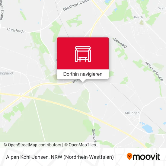 Alpen Kohl-Jansen Karte