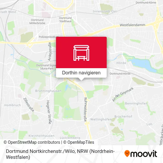 Dortmund Nortkirchenstr./Wilo Karte
