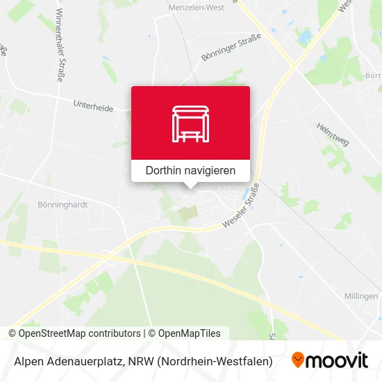 Alpen Adenauerplatz Karte