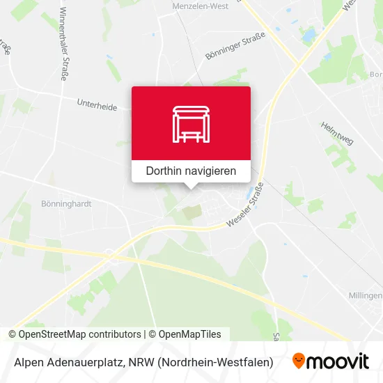 Alpen Adenauerplatz Karte