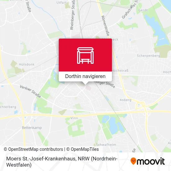 Moers St.-Josef-Krankenhaus Karte