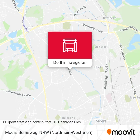 Moers Bernsweg Karte