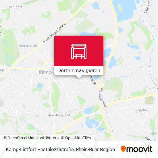 Kamp-Lintfort Pestalozzistraße Karte