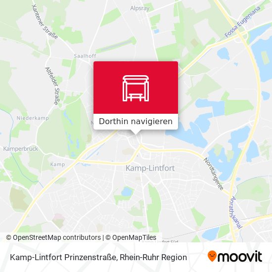 Kamp-Lintfort Prinzenstraße Karte