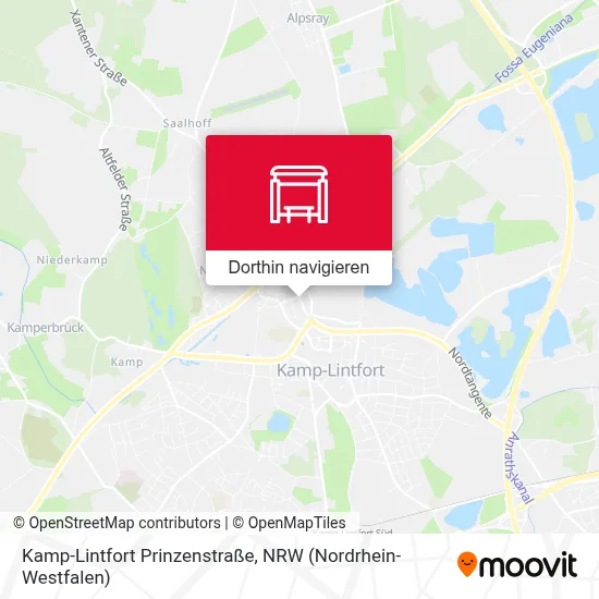 Kamp-Lintfort Prinzenstraße Karte