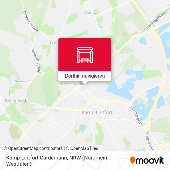 Kamp-Lintfort Gardemann Karte