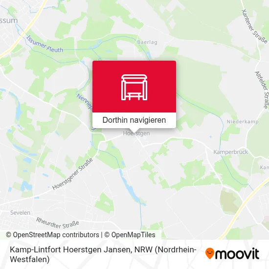 Kamp-Lintfort Hoerstgen Jansen Karte