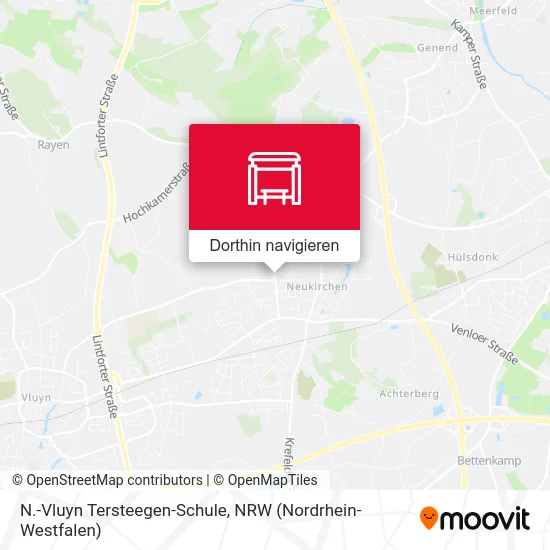 N.-Vluyn Tersteegen-Schule Karte