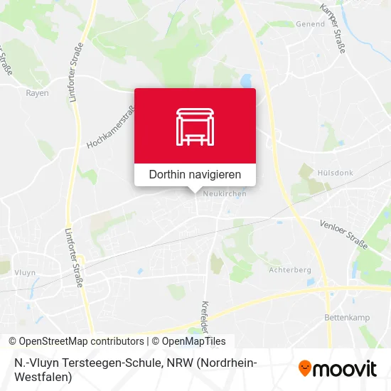 N.-Vluyn Tersteegen-Schule Karte