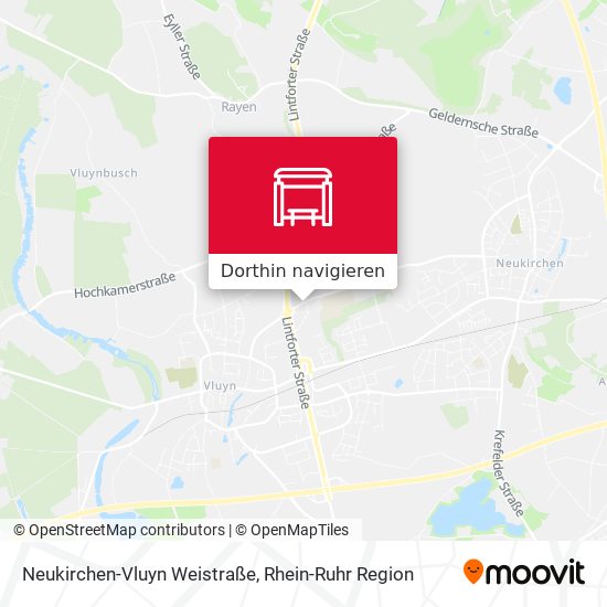 Neukirchen-Vluyn Weistraße Karte