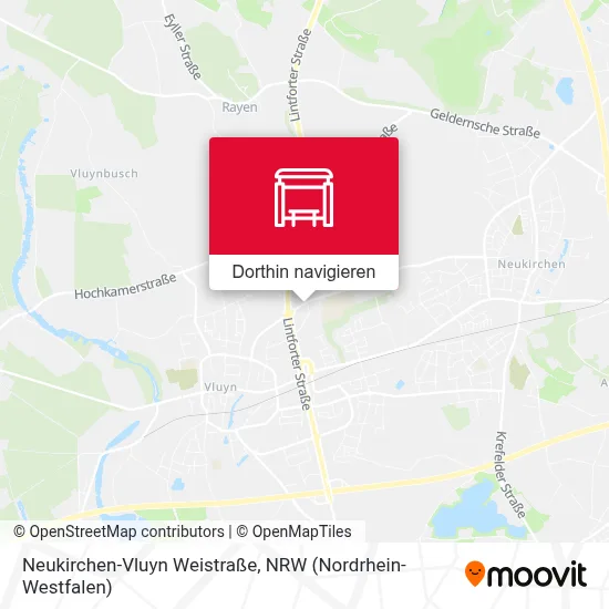 Neukirchen-Vluyn Weistraße Karte