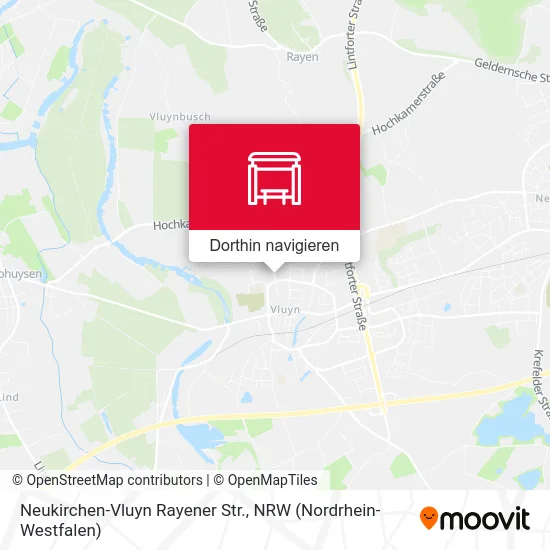 Neukirchen-Vluyn Rayener Str. Karte