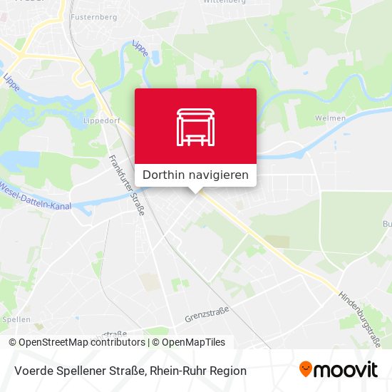 Voerde Spellener Straße Karte