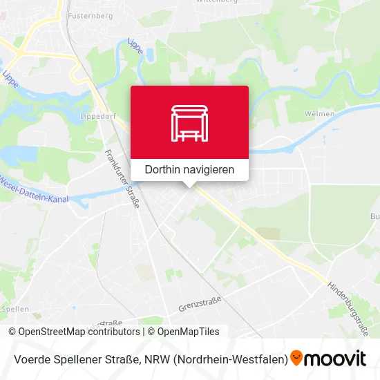 Voerde Spellener Straße Karte