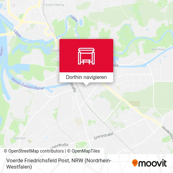 Voerde Friedrichsfeld Post Karte