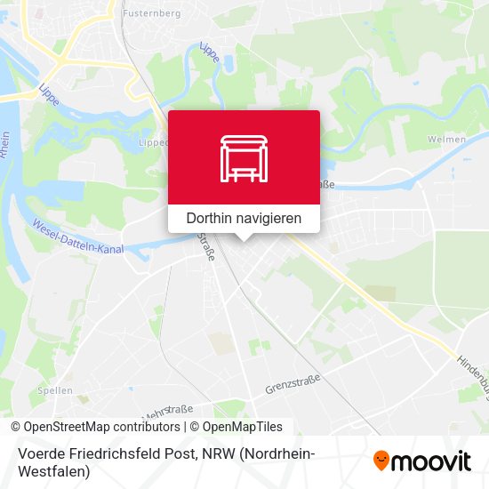 Voerde Friedrichsfeld Post Karte