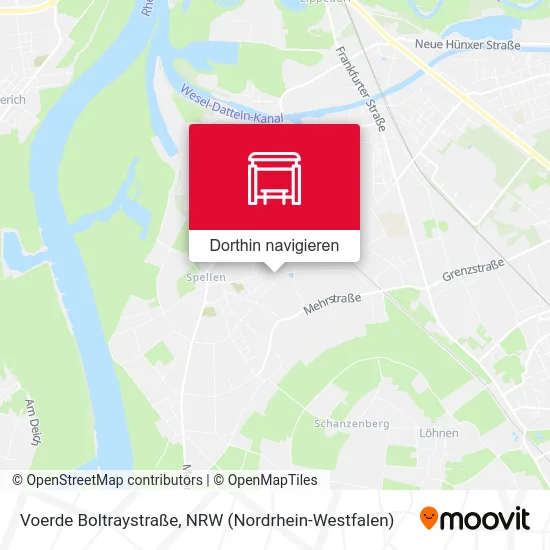 Voerde Boltraystraße Karte