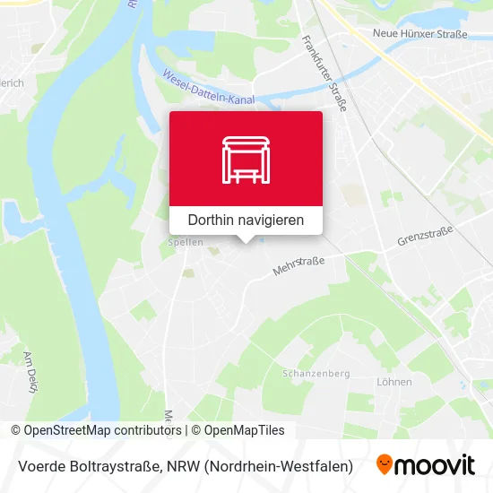 Voerde Boltraystraße Karte