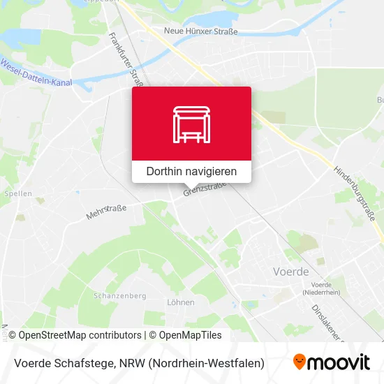Voerde Schafstege Karte