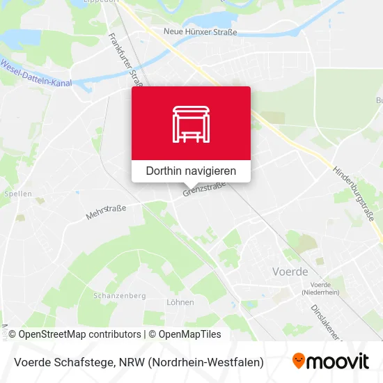 Voerde Schafstege Karte