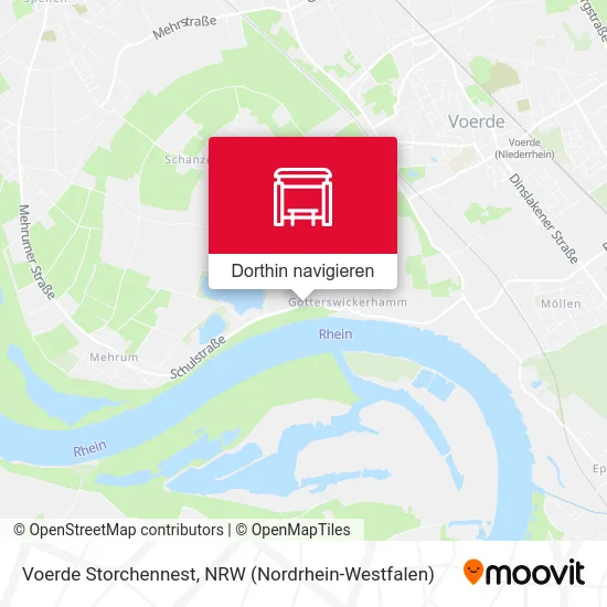 Voerde Storchennest Karte