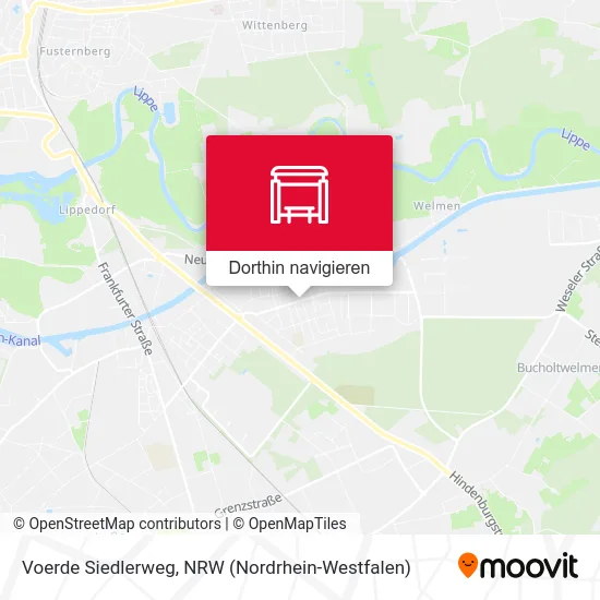 Voerde Siedlerweg Karte