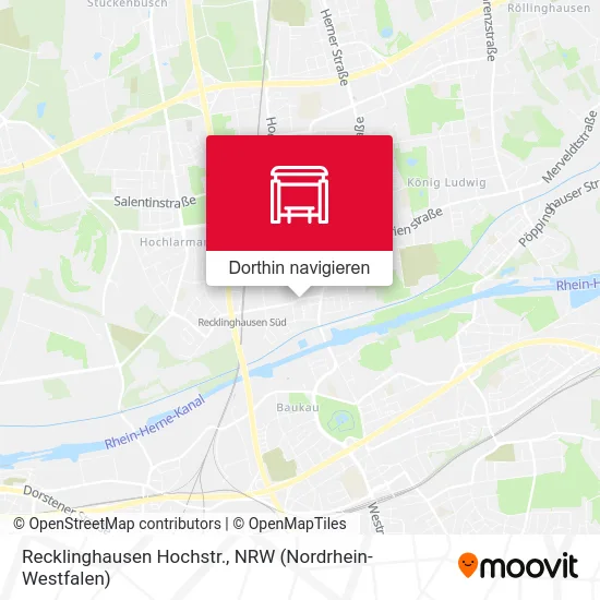 Recklinghausen Hochstr. Karte