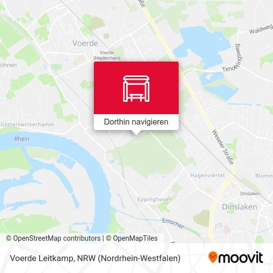 Voerde Leitkamp Karte