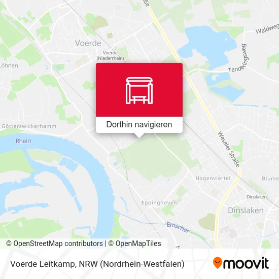 Voerde Leitkamp Karte