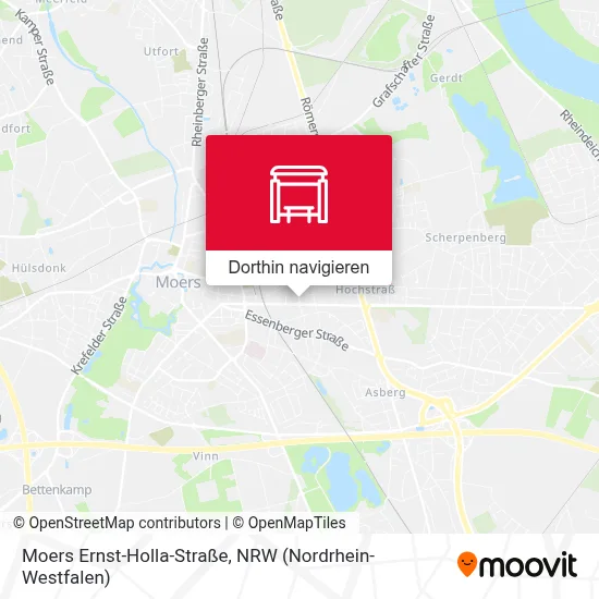 Moers Ernst-Holla-Straße Karte