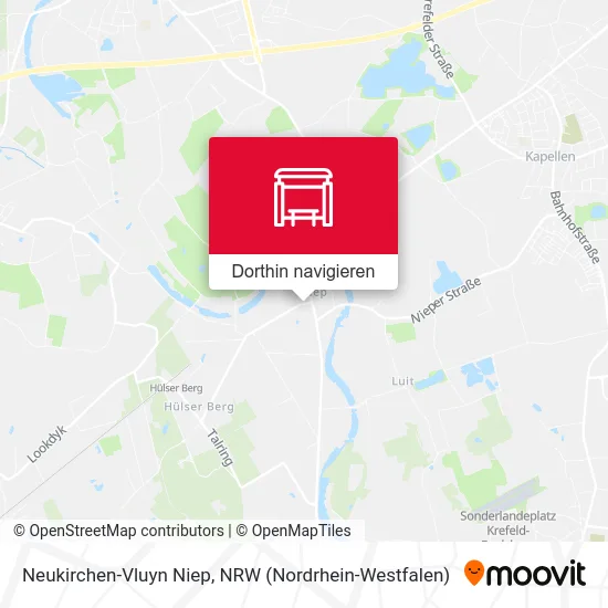 Neukirchen-Vluyn Niep Karte