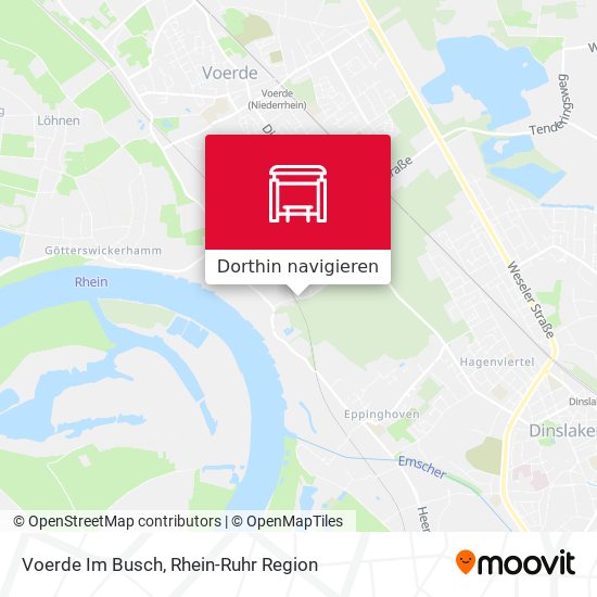 Voerde Im Busch Karte