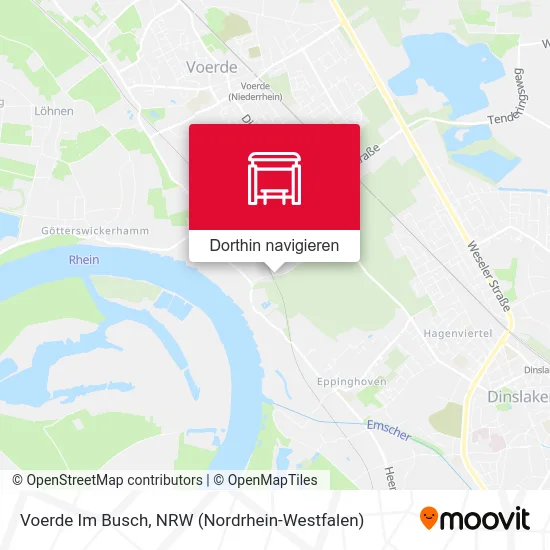 Voerde Im Busch Karte