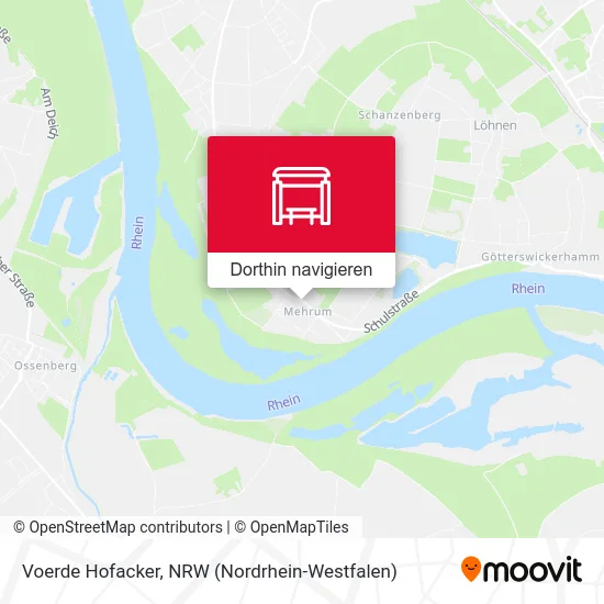 Voerde Hofacker Karte