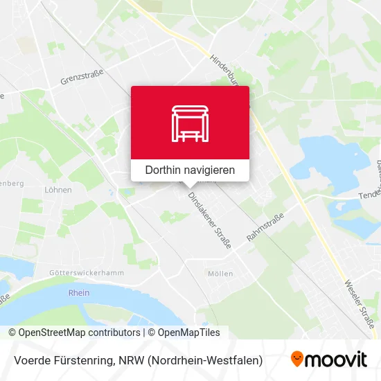 Voerde Fürstenring Karte