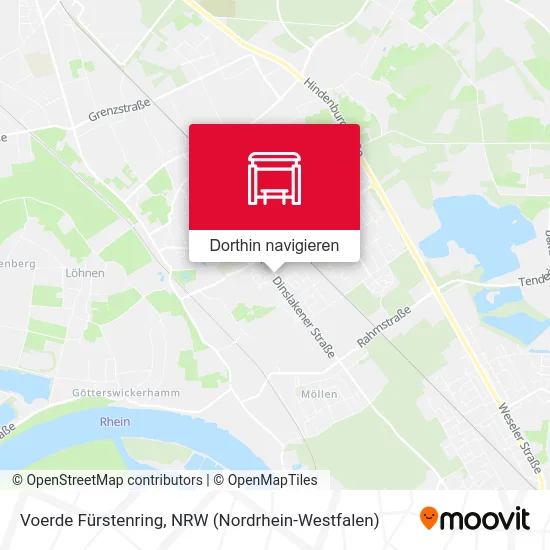 Voerde Fürstenring Karte